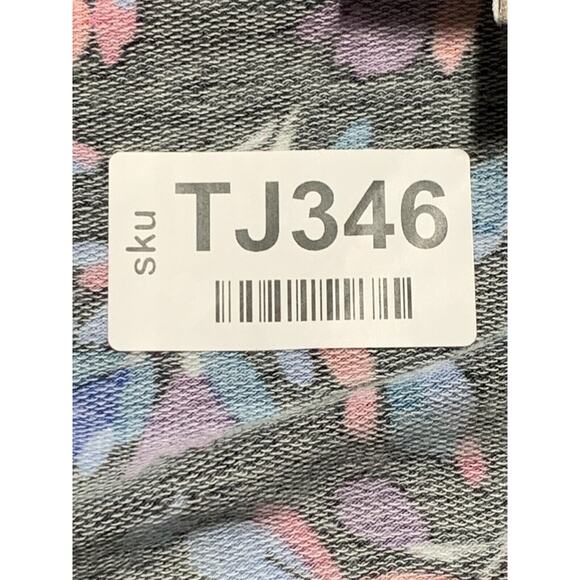 Woman Within Open Cardigan Women Size 4X Black Multicolor Long Sleeve Floral - Picture 12 of 12